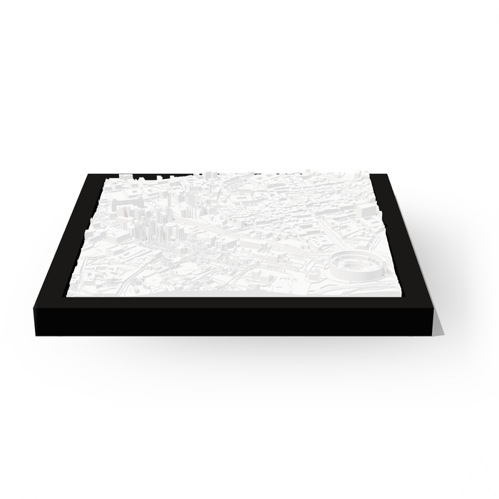 Rome, framed 3D-printed cityscape by Mini City Prints