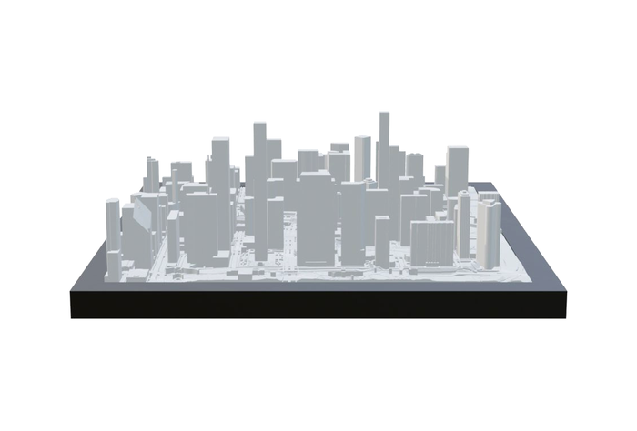 Chicago — framed 3D-printed cityscape by Mini City Prints