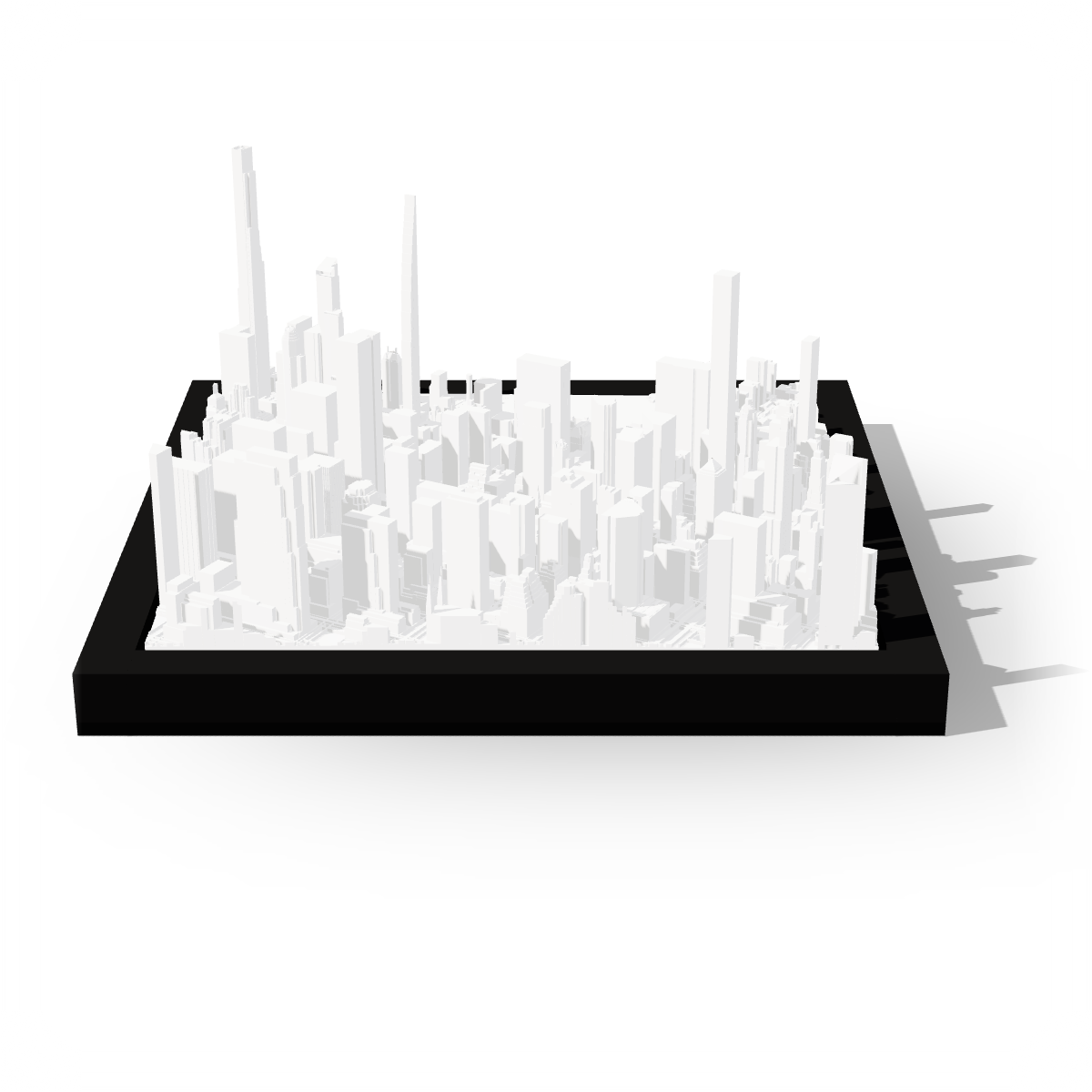 New York Central Park 3D city frame
