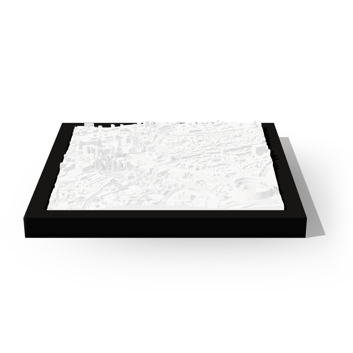 Rome, framed 3D-printed cityscape by Mini City Prints