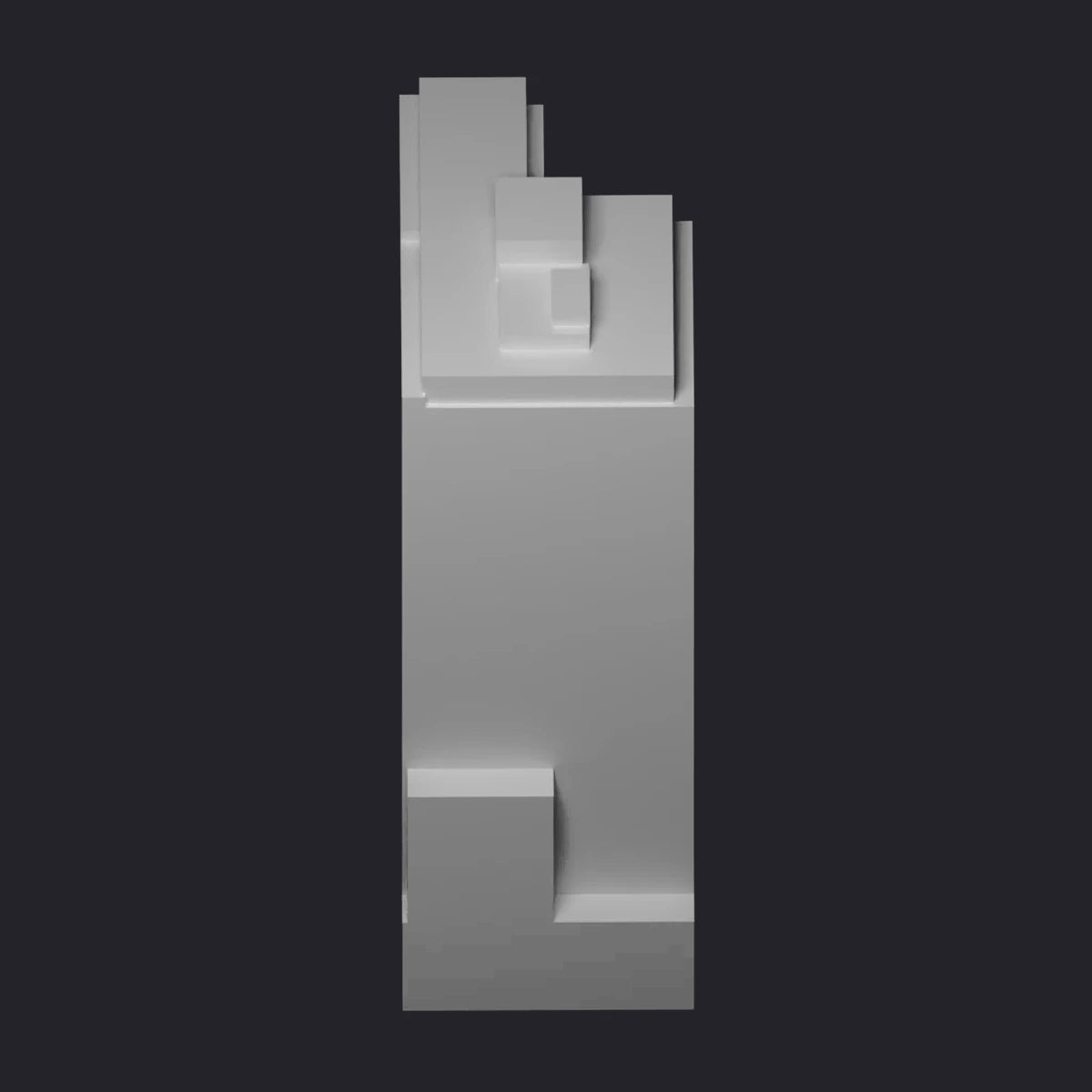 The Refined version of the 800 René-Lévesque tower, with its steps modelled