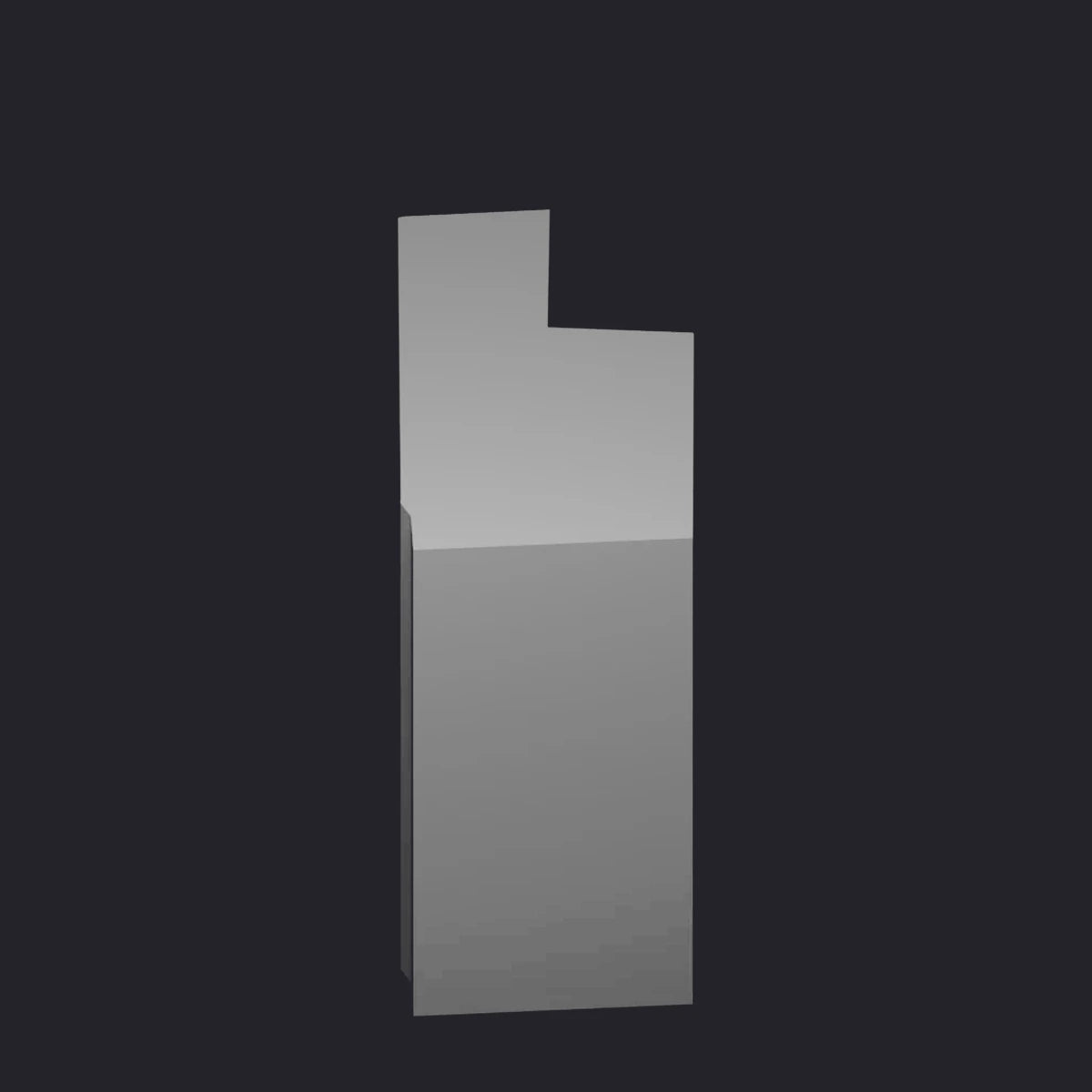 The Standard version of the 800 René-Lévesque tower, a plain extrusion