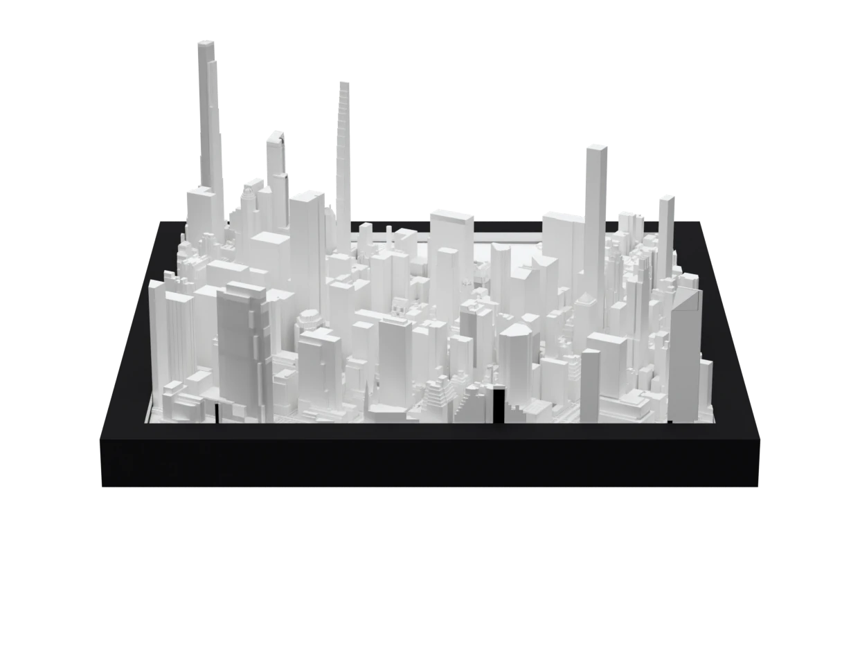 New York - Central Park, a 3D-printed cityscape by Mini City Prints